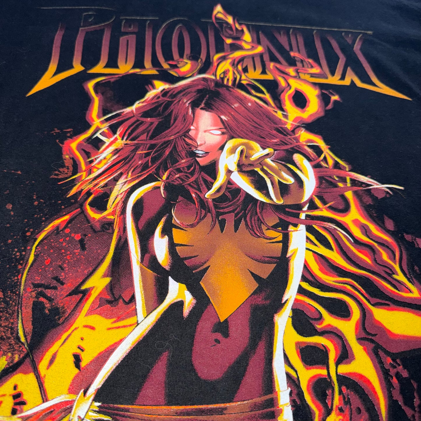 Dark Phoenix Marvel Mad Engine Graphic T-Shirt Large