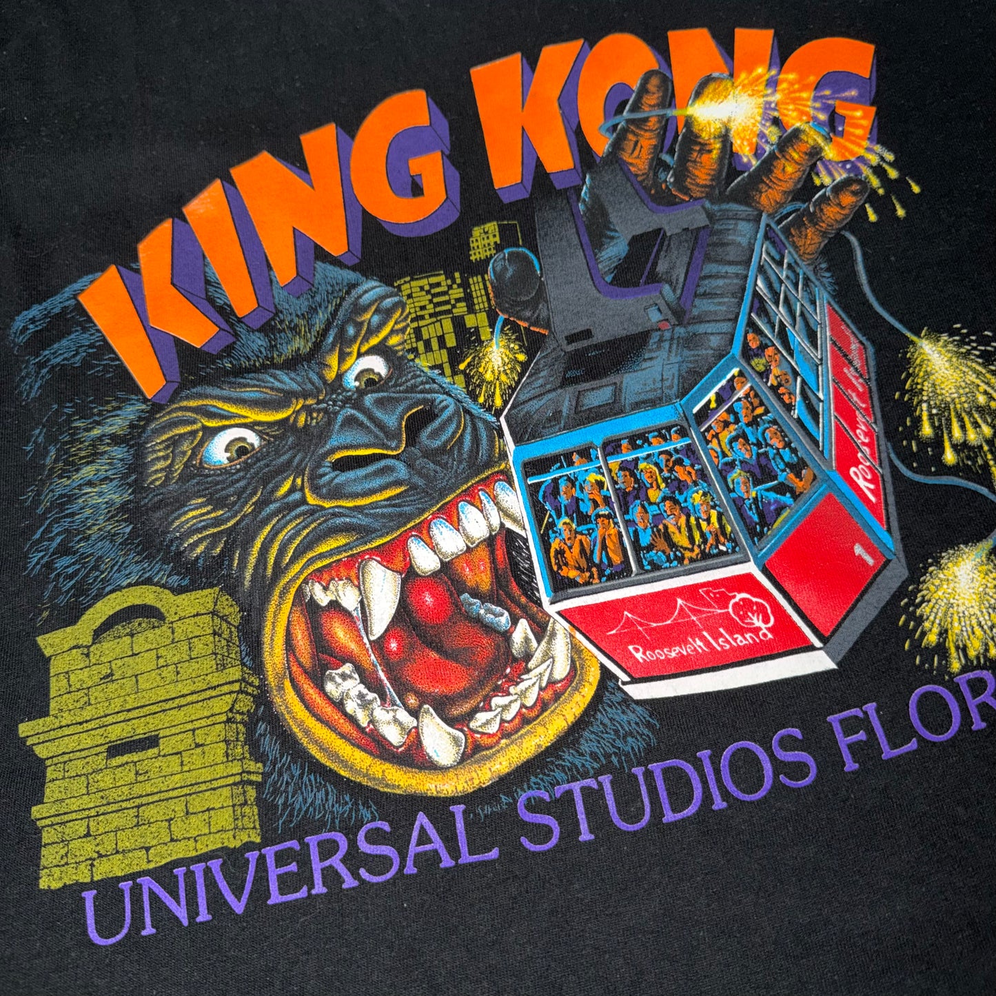 King Kong Universal Studios Vintage Single Stitch Graphic T-Shirt Large