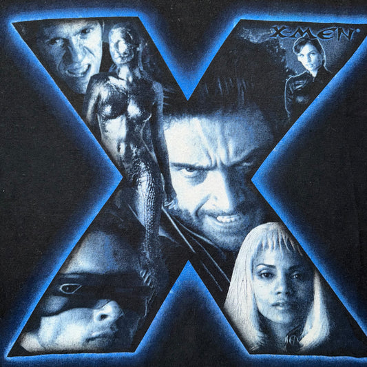 X-Men Marvel Movie Promo Graphic T-Shirt 2000 Large