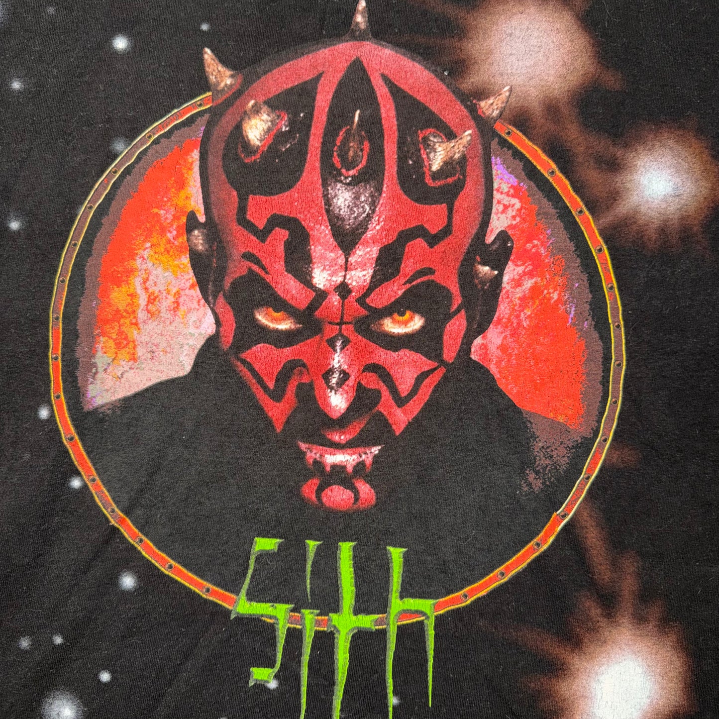 Darth Maul Star Wars Vintage Graphic T-Shirt Large