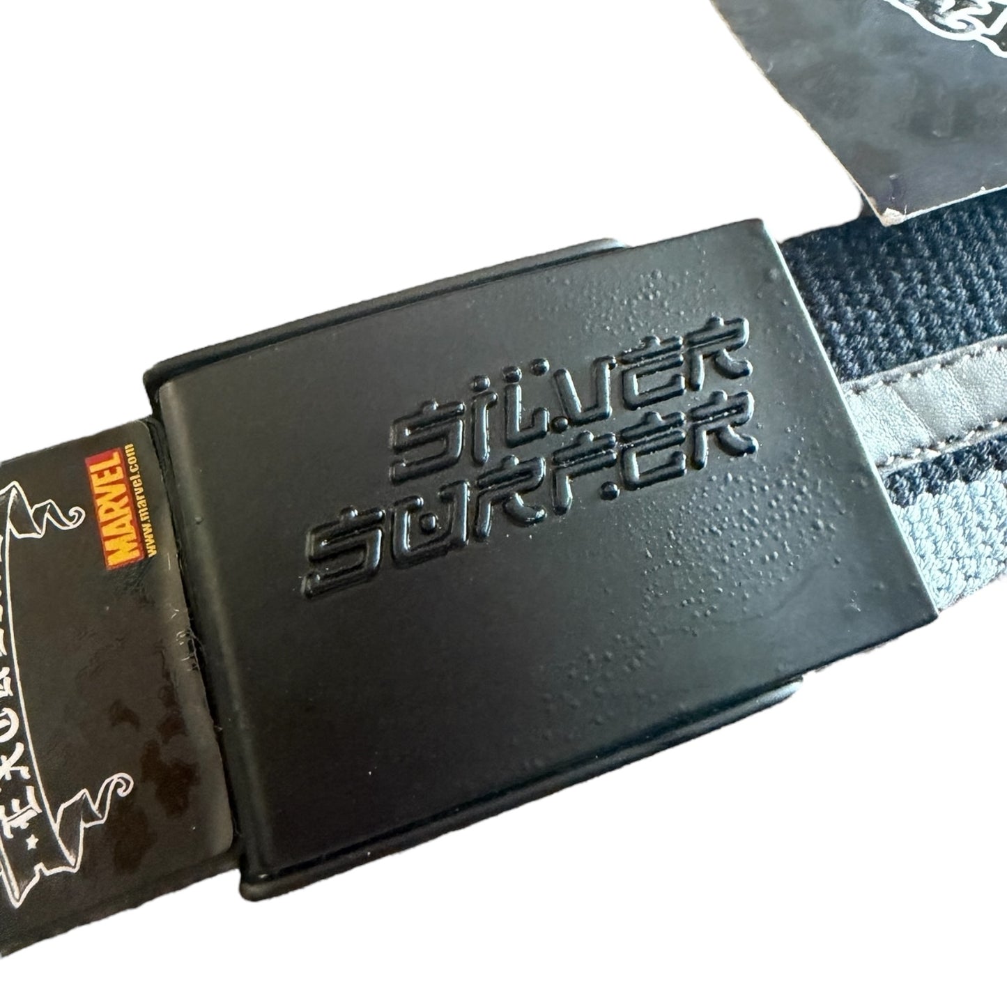 Silver Surfer Marvel Extreme Reverse Webbing Belt O/S