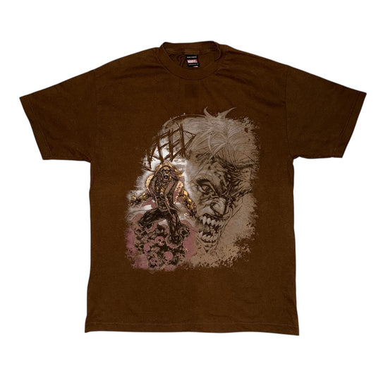 Sabretooth Marvel Mad Engine Graphic T-Shirt Large