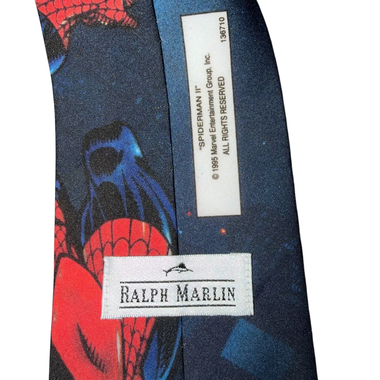 Spider-Man Marvel Ralph Marlin Vintage Tie 1995