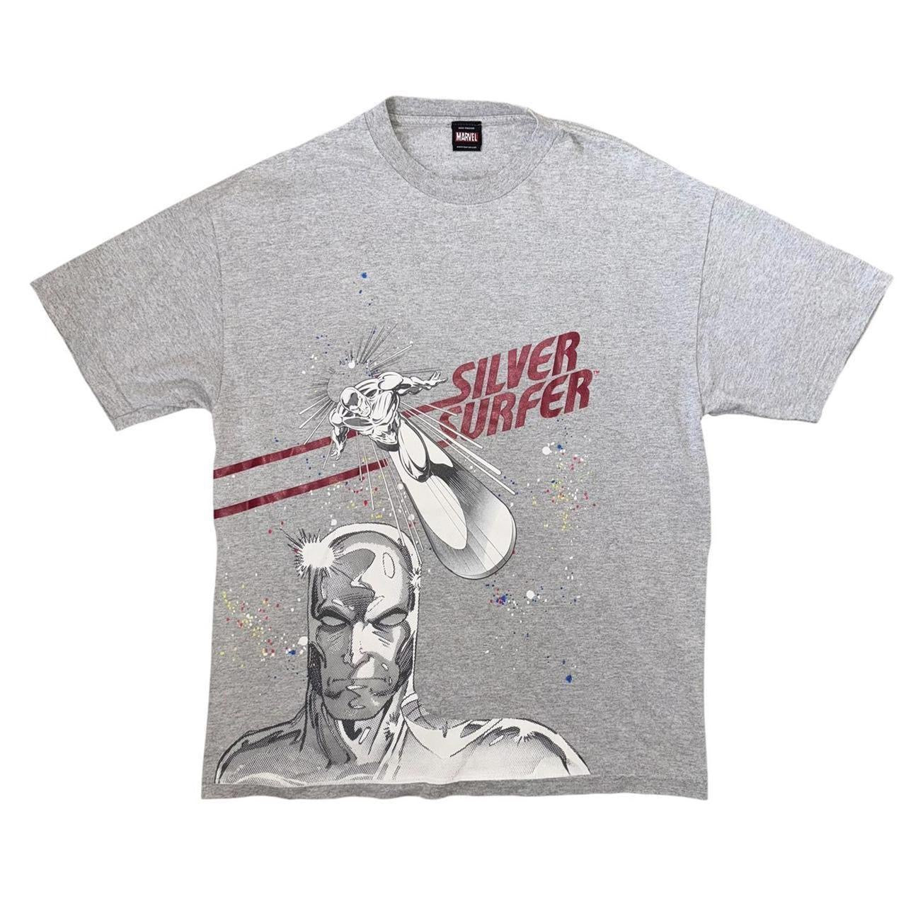 Silver Surfer Marvel Mad Engine  Graphic T-Shirt XL