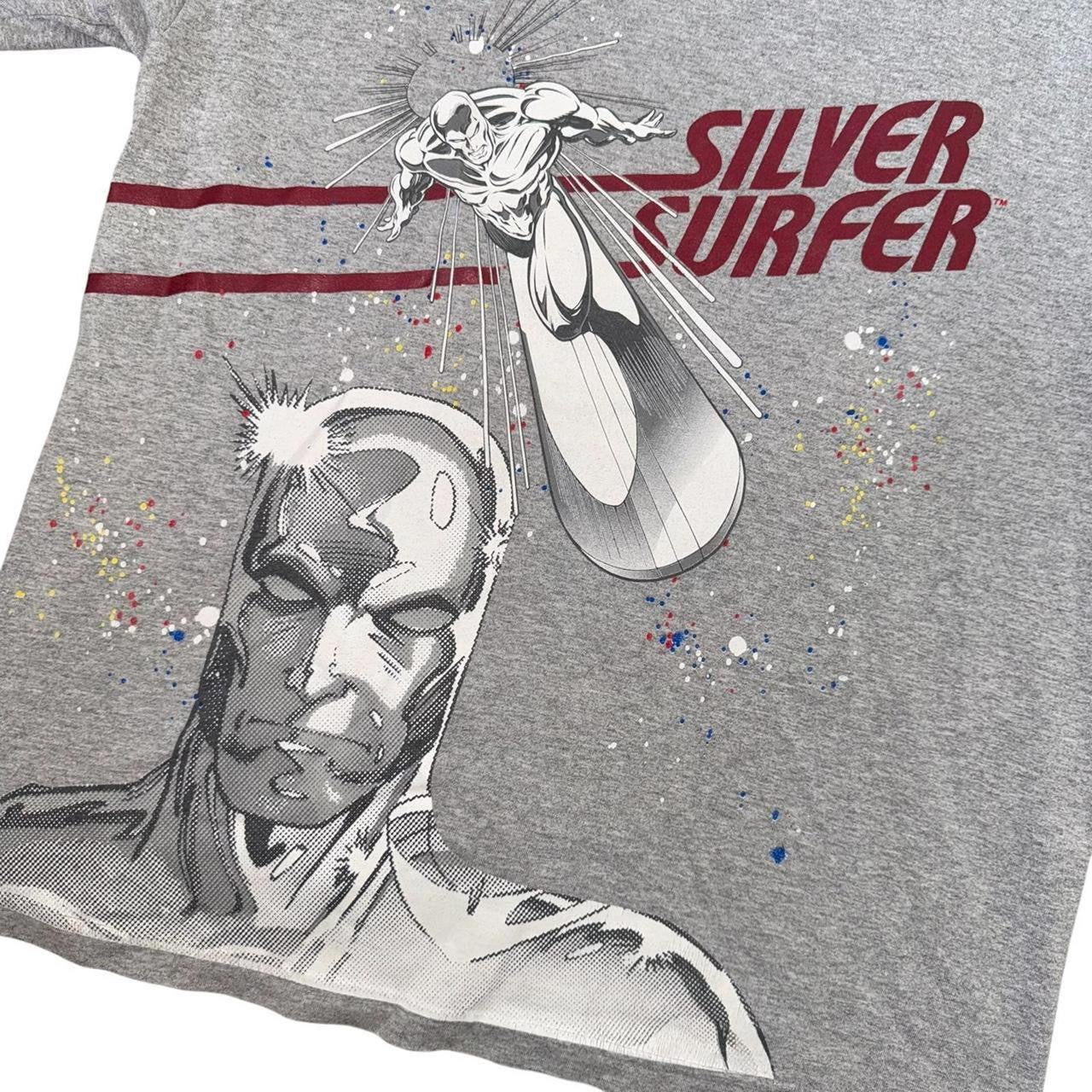 Silver Surfer Marvel Mad Engine  Graphic T-Shirt XL