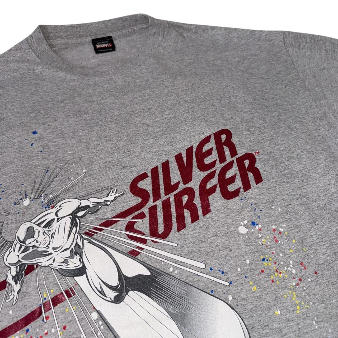 Silver Surfer Marvel Mad Engine  Graphic T-Shirt XL