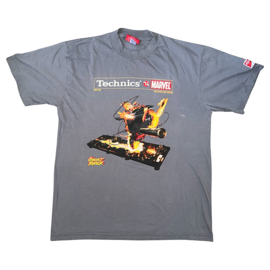 Ghost Rider Technics vs Marvel Graphic T-Shirt Large