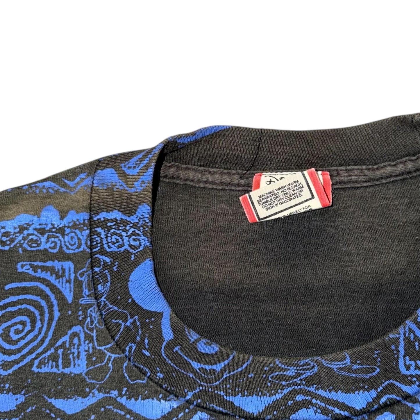 Mickey Mouse Disney Vintage Single Stitch AOP Graphic T-Shirt XL