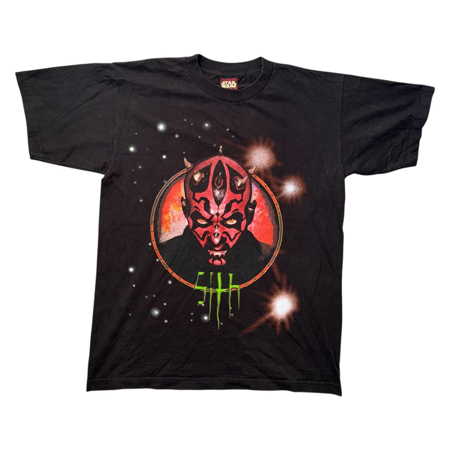 Darth Maul Star Wars Vintage Graphic T-Shirt Large