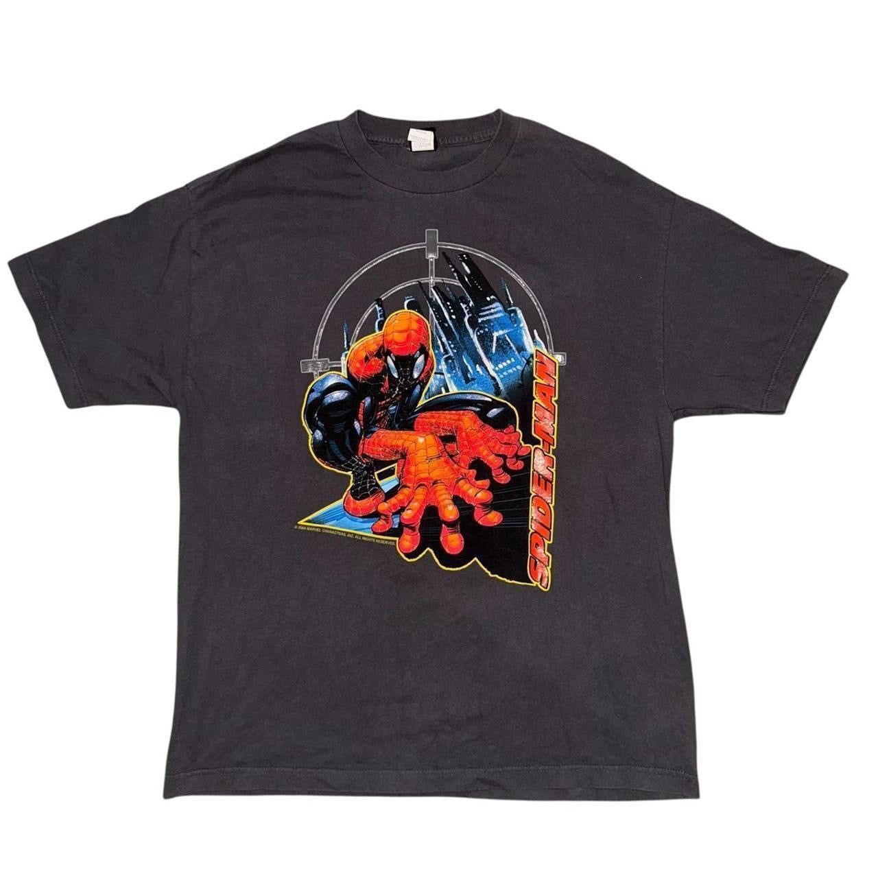 Spider-Man Marvel Mad Engine Vintage Graphic T-Shirt XL