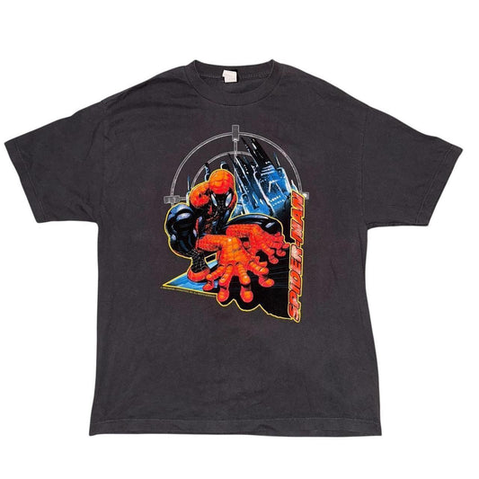 Spider-Man Marvel Mad Engine Vintage Graphic T-Shirt XL