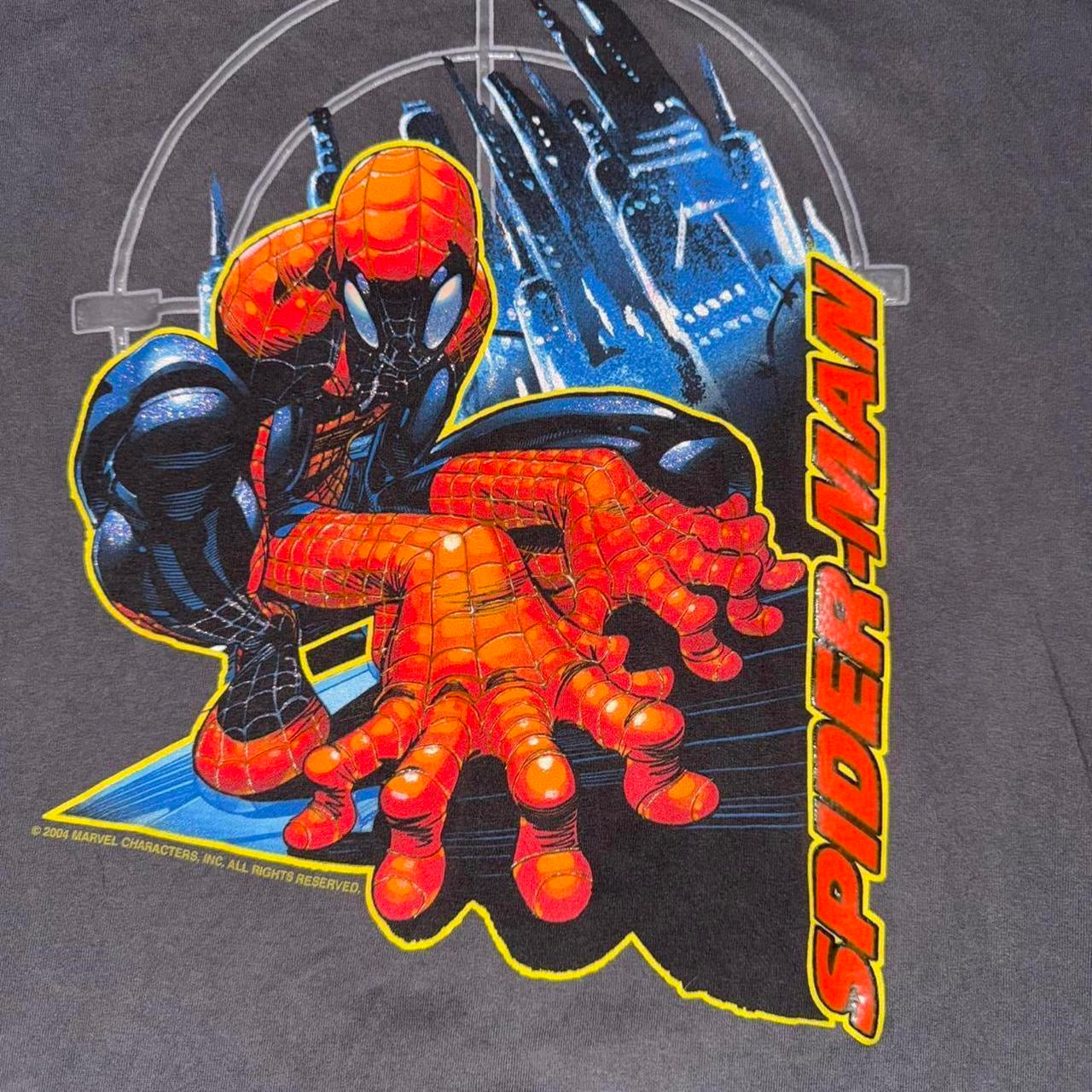 Spider-Man Marvel Mad Engine Vintage Graphic T-Shirt XL