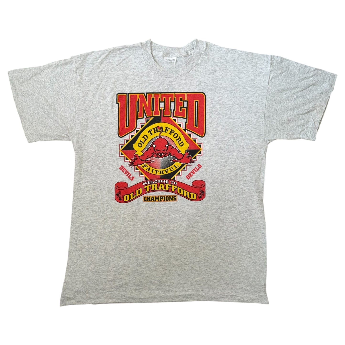 Manchester United Vintage Single Stitch Graphic T-Shirt XL