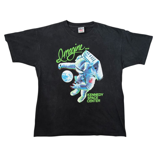 NASA Kennedy Centre Vintage Single Stitch Graphic T-Shirt XL