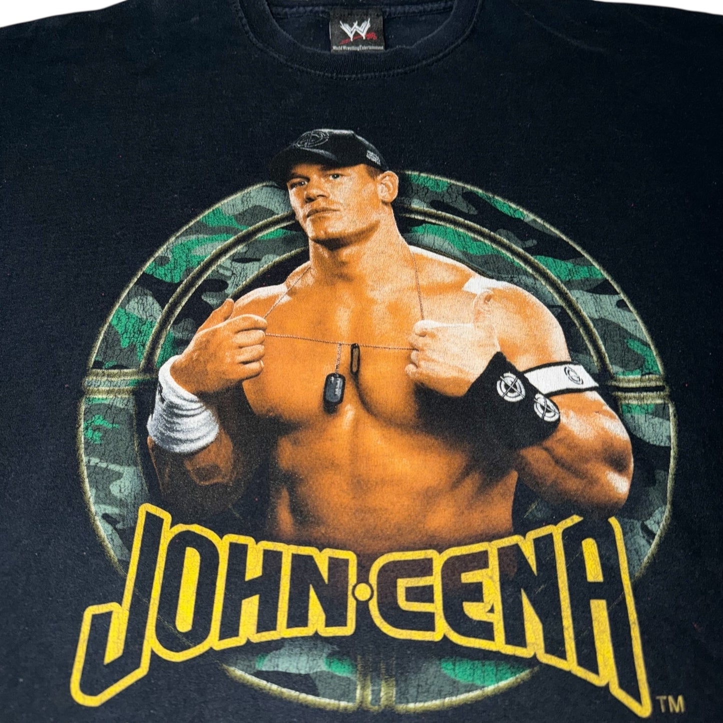 John Cena WWE 2007 Double Sided Graphic T-Shirt Large