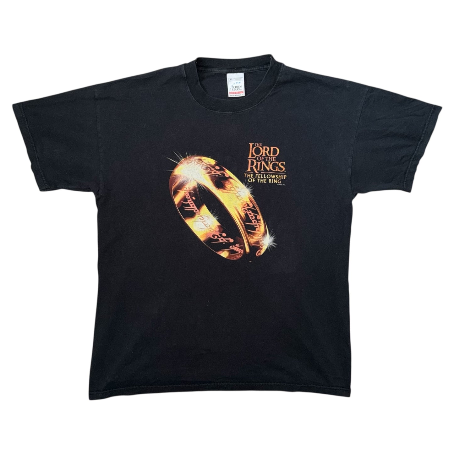 Lord of the Rings The Fellowship of the Ring Movie Promo Graphic T-Shirt XL