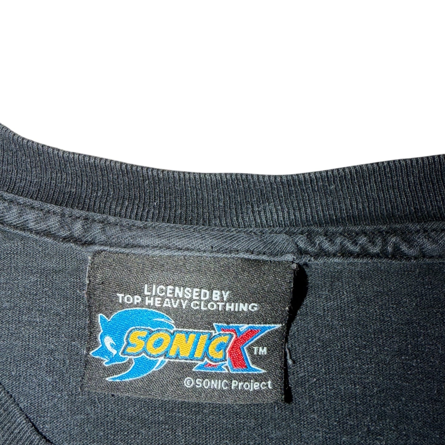 Sonic the Hedgehog Sonic X TV Show Promo Graphic T-Shirt Large