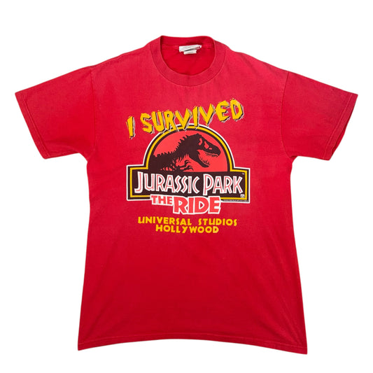 Jurassic Park the Ride Vintage 1997 Graphic T-Shirt Universal Studios Medium